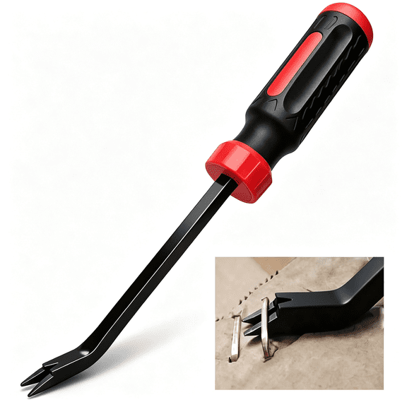 KASIU Staple Remover Tool, Easy Pull Staple Puller for Diy, Carpet, Wood & Furniture, Hand Tool for Clean Removal, Effortless Staple Remover Tool
