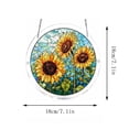 thumbnail image 2 of Acrylic Jigsaw Puzzle Suncatcher-Galactic Colorful Birds, Stained Glass Window Hanging, Home Decor Creative Mom Gifts, Birthday Gifts for Women,Wife, Sisters, Aunt, Besties 7.4in, 2 of 5