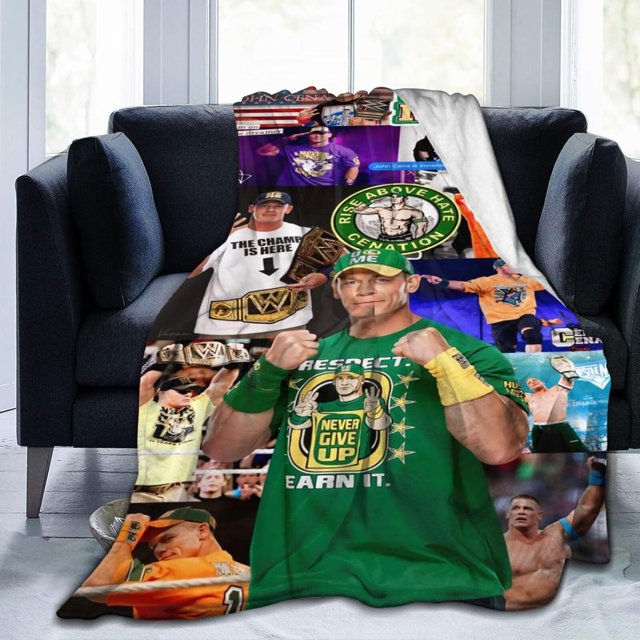 John Boxer Cena Blanket Throw Air Conditioning Blankets Soft Throws for Couch Bed All Seasons Use 50"x40"