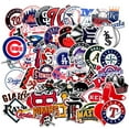 thumbnail image 1 of Baseball Logo Sticker Pack of Baseball Logo Team Decals for Laptops Hydro Flasks Water Bottles Luggage, 1 of 5