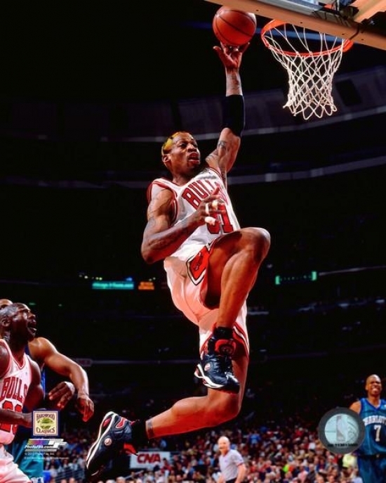Dennis Rodman 199798 Action Photo Print (20 x 24)
