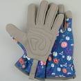 thumbnail image 2 of Mistaha Durable Breathable Gardening Gloves with Floral Print - Blue Microfiber Work Gloves for Pruning, Planting, and Landscaping - Protective and Stylish Garden Hand Protection, 2 of 4
