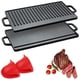 thumbnail image 1 of Plancha Hierro Fundido Reversible, Sartén para parrilla 2 en 1 de doble cara, Plancha de Hierro Fundido, Fácil de limpiar, antiadherente, Adecuado para Estufas de gas y barbacoas, 1 of 4