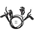 thumbnail image 1 of Generic Hydraulic Disc Brake Set for Mountain Bikes - Black, Front Left & Rear Right, Aluminum Alloy, 22.2mm Handlebar, 160mm Rotor Compatible, 1 of 6