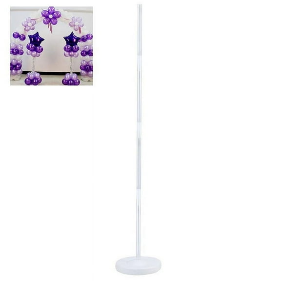 Plastic Balloon Arch Column Stand with Base Kits Wedding Birthday Decor