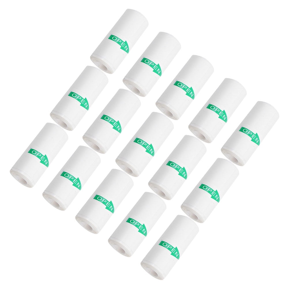 ETHZZLE 15-Pack Printable Thermal Sticker Paper Mini Adhesive Labels for Name Tags, Mailing, Shipping, Envelopes, and More