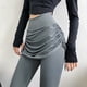 thumbnail image 3 of Pantalones de yoga de dos piezas para mujer, elásticos, ajustados, con cintura alta y tirantes para levantar la cadera, 3 of 5