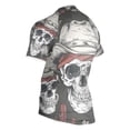 thumbnail image 3 of joogoo Skull Cactus Men's Cycling Jerseys Mountain Bike Short Sleeve Tops S, 3 of 7
