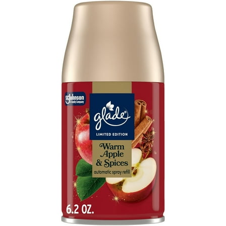 Glade® Automatic Spray Air Freshener Refill, Warm Apple & Spices, 6.2oz., 2 total Count