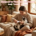 thumbnail image 2 of LWVITH Cat Nail Clipper with Adjustable 3-Size Trimming Hole & Hidden Nail File | Safe Toenail Trimmer for Kittens & Indoor Cats | Anti-Splash Claw Cutter for Grooming, 2 of 7