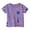Purple, variant on Kids Clothes For Girls Cartoon Short Sleeve Shirt For Girls Loose Soft Cute Summer Tops For Teen Girls Girls Tops 8-9 Years Cute Girl Clothing