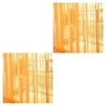 thumbnail image 1 of relayinert Light Filtering Sheer Curtain – Eye-catching Window Drape Easy To Install orange 2Set, 1 of 6