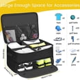 thumbnail image 7 of Golf Trunk Organizer Car Golf Locker 18 x 14 x 9 In with 5 Separate Ventilated Compartment Golf Organizer for Car, 7 of 7
