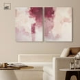thumbnail image 2 of Rose Mist set Canvas Set of 2 Pastel Art Prints by Art Remedy, Gallery Wrapped, 24 x 30, 2 of 6