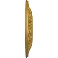 thumbnail image 4 of Ekena Millwork 18"OD x 3 1/2"ID x 1"P Valletta Ceiling Medallion (Fits Canopies up to 3 1/2"), Hand-Painted Pharaohs Gold, 4 of 6