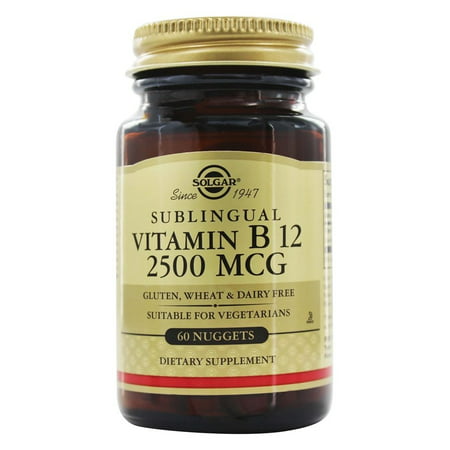 Solgar - Megasorb vitamine B12 sublinguale 2500 mcg. - 60 Nugget (s)