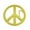 Peace Sign Die-Cut Gold, variant on New Men Women Peace Sign Belt Buckle Symbol Dove Peace-Lover-Keeper Black Metal