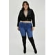 thumbnail image 5 of Chaqueta corta vinipiel Roman Fashion negro 42 Tallas Extras, 5 of 7