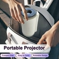 thumbnail image 2 of Portable Projector 4K 1080P Support, Mini Projector Smart for Movie Projection Compatible with Phone/TV Stick/Laptop, 2 of 10