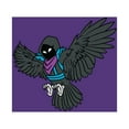 thumbnail image 2 of Men's Fortnite Raven Attack Chest  Graphic Tee Purple 3X Large, 2 of 4