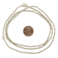 thumbnail image 2 of The Bead Chest White Metal Tube Ethiopian Beads (2mm): Full Strand of African Metal Spacers for DIY Jewelry Making, 2 of 4
