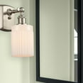 thumbnail image 3 of Innovations Lighting 516-1W Hadley Hadley 9" Tall Bathroom Sconce - White and Polished, 3 of 7