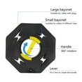 thumbnail image 2 of Single Organizer Light String Organizer Coil Collection LED Decorative Storage Tray 33x9.5cm, Plastic Material, 2 of 8