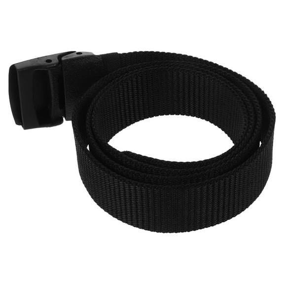 Masteelf Nylon Belt Waist Belt Plastic Buckle Casual Style Waist Belt Adjustable Belt