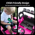 thumbnail image 5 of Hikiddo 24V Kids Ride on Truck Toys, Ride on Electric Car for Kids w/ Remote, Bluetooth, Spring Suspension - Pink, 5 of 9