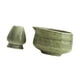 thumbnail image 4 of Ceramic Matcha Bowl Tazón de té de para mezclar, con soporte para , hecho a mano para amantes del té de café con leche amigo, 4 of 8