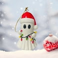 thumbnail image 1 of Decor 1PCS Resin Ornament For Home Decor Cute With Hat For Xmas Tree Hanging Ornament Fun Ornament For Holiday, 1 of 9
