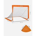 thumbnail image 5 of SONGMICS Porterías de fútbol plegables 2 piezas rápido montaje tamaño 120x80x60cm, 5 of 5
