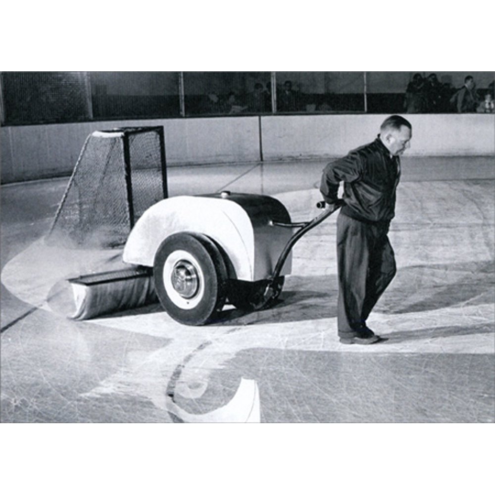 Avanti Press Vintage Zamboni Historic Detroit Funny Birthday Card