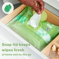 thumbnail image 4 of McKesson Flushable* Wet Wipes - Aloe & Vitamin E Formula, Gentle on Skin, Plant-Based Adult Cleansing Wipes - Scented, 48 Wipes, 12 Packs, 576 Total, 4 of 10