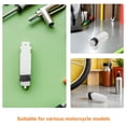 thumbnail image 3 of RENACLIPY 2Pcs White Motorcycle Antifreeze Expansion Tank Engine Coolant Overflow Container, 3 of 7