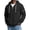 Black, variant on Chiccall Mens Fleece Hoodie Cargo Long Sleeve Full Zip Drawstring Hooded Sweatshirts Casual Loose Fit Athletic Jacket with Multi Pockets