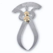 Soimiss Portable Plated Silver Calipers with Rustproof Stainless Steel Material