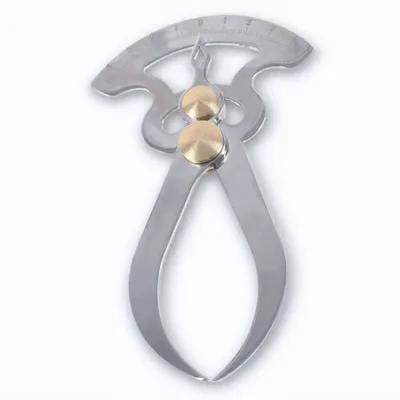 Soimiss Portable Plated Silver Calipers with Rustproof Stainless Steel Material