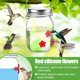 thumbnail image 5 of pstuiky Comedero para colibríes con gancho colgante para colibríes, comedero de jardín, comedero para colibríes, 5 of 5