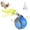Blue, variant on Interactive Cat Toys Ball for Indoor Cats Fast Rolling on Carpet, Chirping & Motion Activate Cat Toys