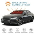 thumbnail image 6 of Bingfone Red Geometric Perforated Square Background Car Windshield Sunshade,Sun Foldable Sun Shield Sun Visor For Car - Small, 6 of 8
