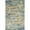 Beige & Blue, variant on 27" X 45" Wool Lime/Mocha Area Rug