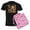 With Pink Camo Pant, variant on CafePress - Adorable Yorkshire Terrier Yorke Christmas Pajamas - Men's Dark Loose Fit Cotton Pajama Set