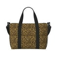 thumbnail image 6 of Rocae Gold Glitter Leopard for Travel Shoulder Bag Top Handle Handbag with Yoga Mat Buckle for Gym, Work, Travel, 6 of 7