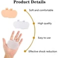 thumbnail image 3 of 4 Pcs Baseball Palm Pads Batter Training Gloves Cushion Baseball Hand Guard Pads Comfortable Catcher Thumb Guard Hand Protector Glove Shock Stop Pads for Baseball Players, 2 Colors, 3 of 7