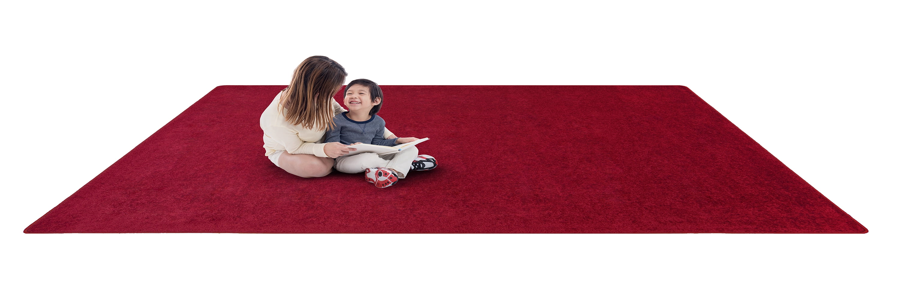 Endurance 12' x 6' Area Rug in color Burgundy