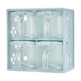 thumbnail image 2 of Transparent Seasoning Box, with Handle and Spoon, Storage Container Rack Set, Detachable, 4 Compartments, Food-grade Plastic, Space-saving, for Spices Seasonings, 2 of 6