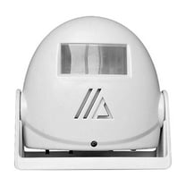 Wireless Door Bell Shop Guest Welcome Device Visitor Entry Alert Door Chime Infrared Motion Sensor Home Anti-theft Alarm, White