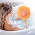 thumbnail image 4 of Unique Bargains 1pc Fruit Bath Shower Loofah Sponge for Enhanced Bathing Orange, 4 of 5