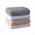 thumbnail image 2 of Nvzi White Towel Set of 3 - Coral Velvet Soft Towels, 15.75x29.53in(40x75cm), 90g Each (270g Total) - Premium Soft Towel Set for Bath, Face, Home & Gifting​, 2 of 3